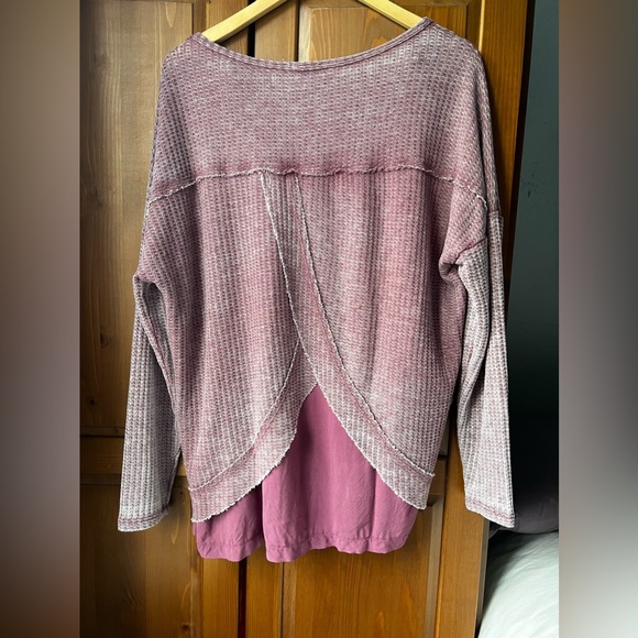 Tribal Jeans Waffle Top - Picture 3 of 5